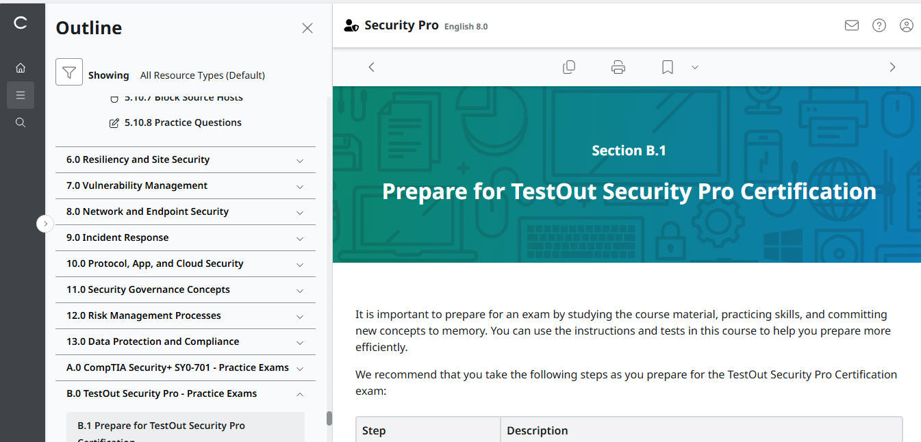 TestOut Security Pro für Security+ (SY0-701) – Einzellizenz