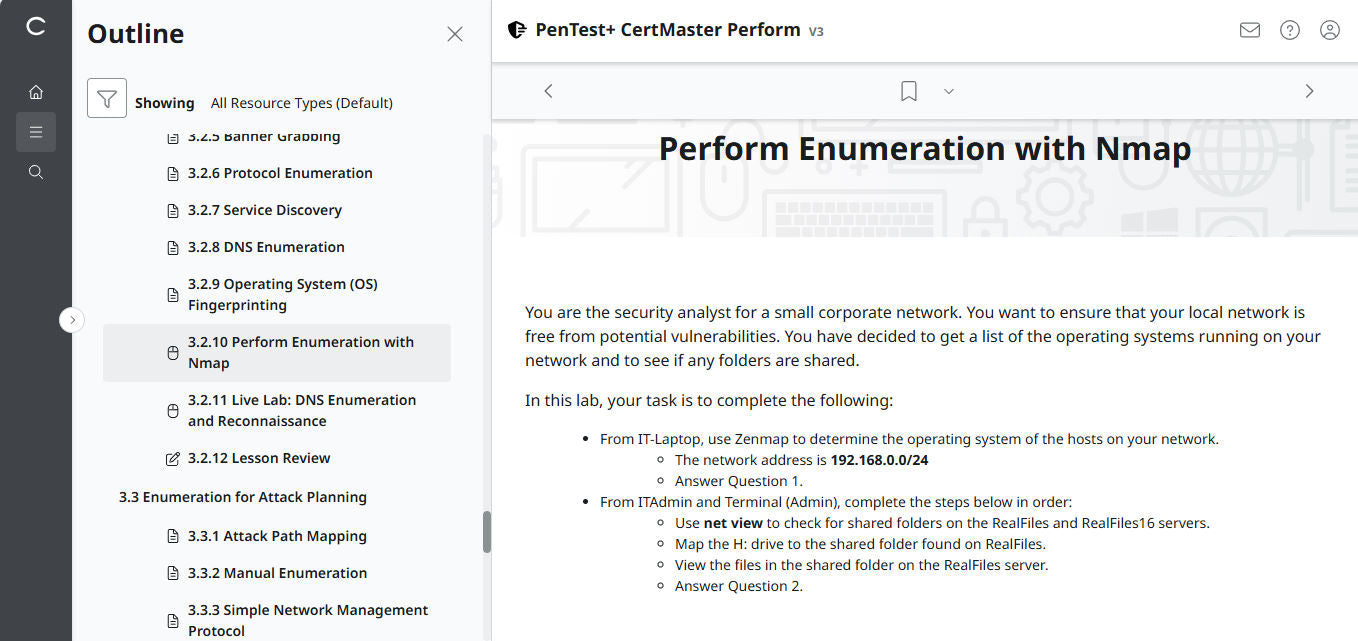 Special Offer ✅ CompTIA PenTest+ CertMaster Perform PT0-003 (V3) (3 Month Access)
