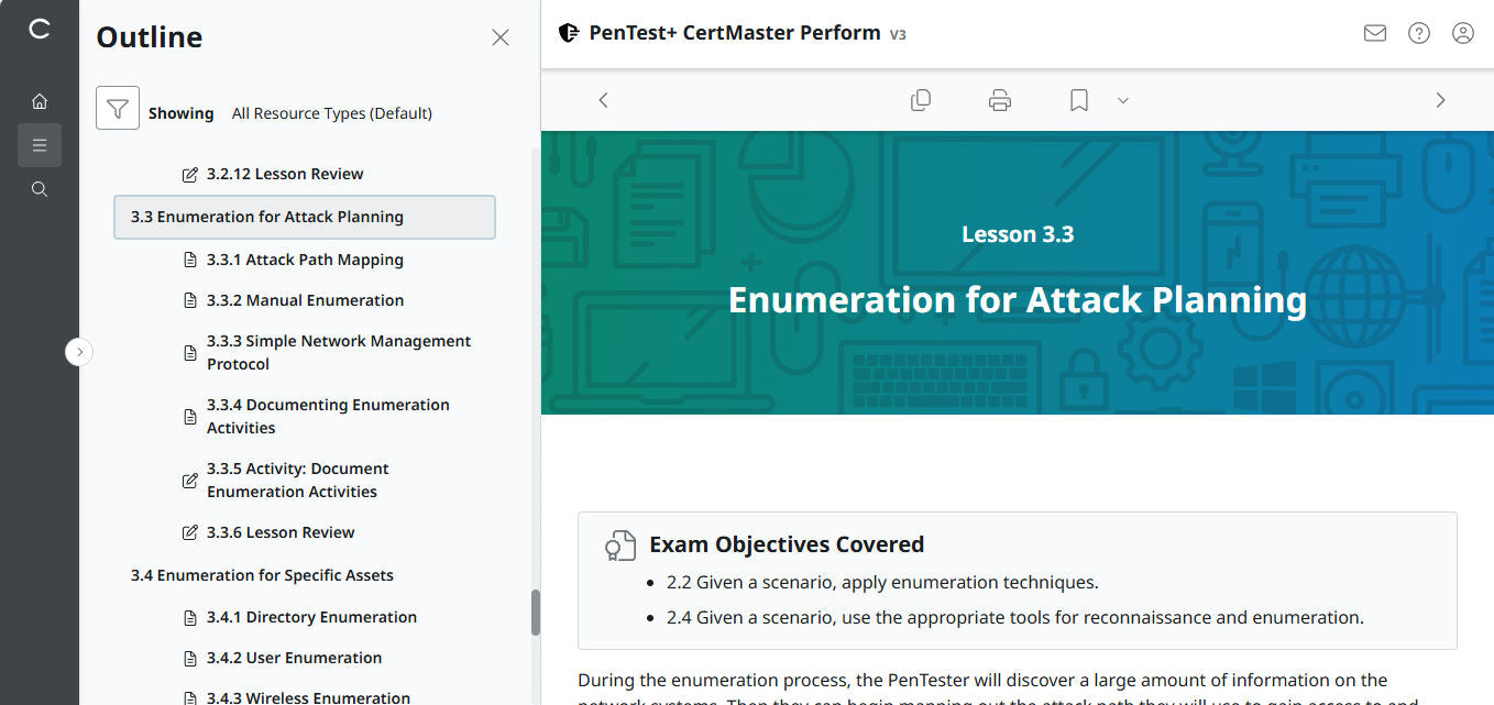 Special Offer ✅ CompTIA PenTest+ CertMaster Perform PT0-003 (V3) (3 Month Access)