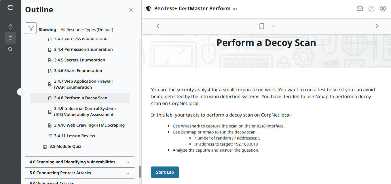 Special Offer ✅ CompTIA PenTest+ CertMaster Perform PT0-003 (V3) (3 Month Access)