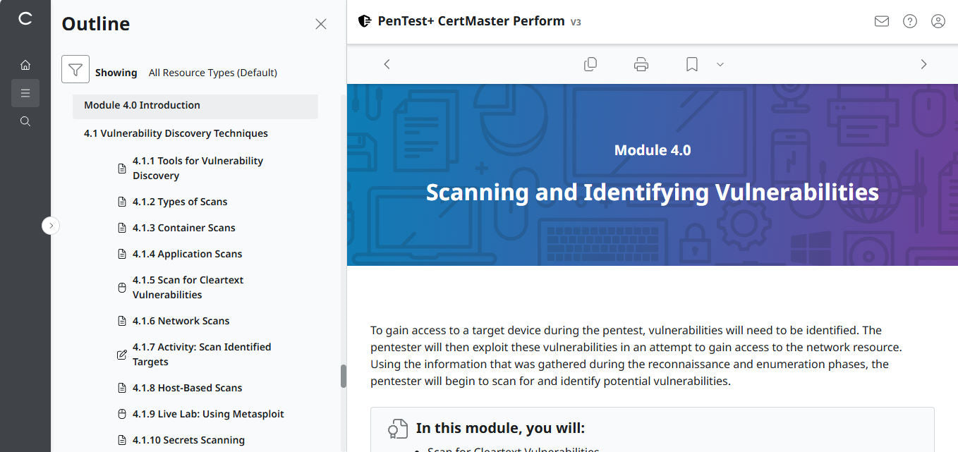 Special Offer ✅ CompTIA PenTest+ CertMaster Perform PT0-003 (V3) (3 Month Access)