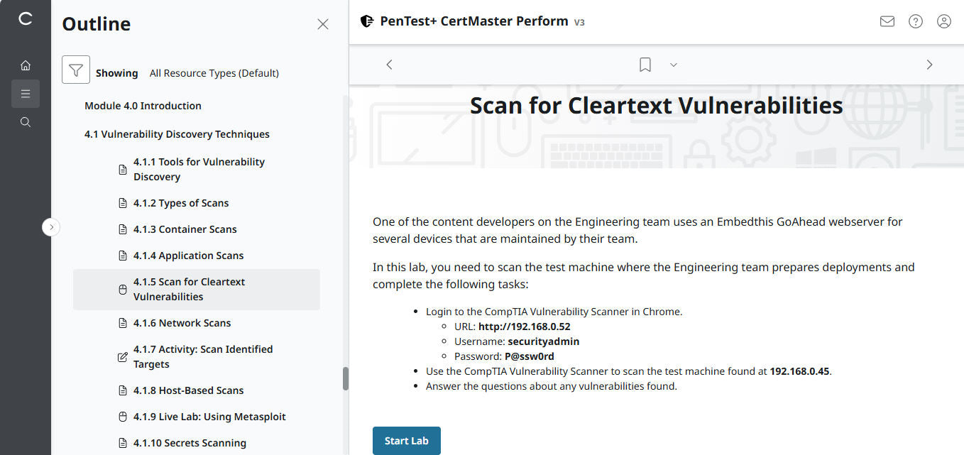 Special Offer ✅ CompTIA PenTest+ CertMaster Perform PT0-003 (V3) (3 Month Access)