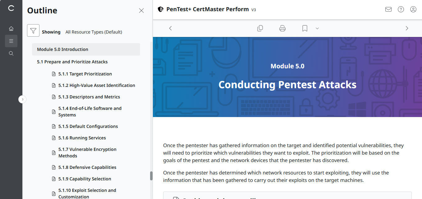 Special Offer ✅ CompTIA PenTest+ CertMaster Perform PT0-003 (V3) (3 Month Access)