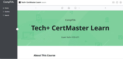 CompTIA Tech+ CertMaster Learn FC0-U71