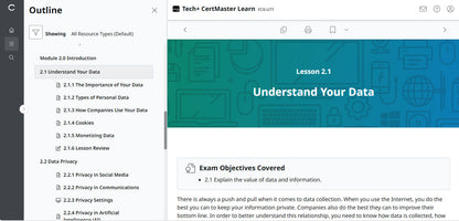 CompTIA Tech+ CertMaster Learn FC0-U71