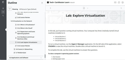 CompTIA Tech+ CertMaster Learn FC0-U71