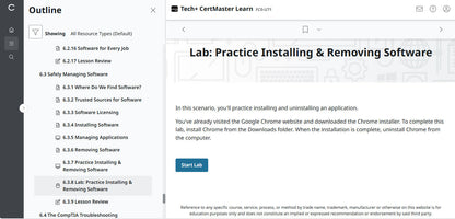 CompTIA Tech+ CertMaster Learn FC0-U71