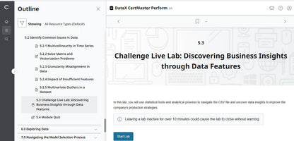 CompTIA DataX CertMaster Perform (V1) ✅ Bestpreisgarantie 