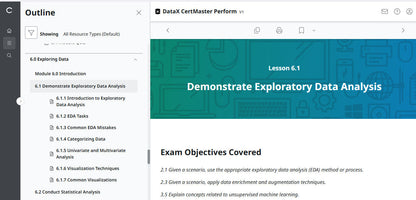 CompTIA DataX CertMaster Perform (V1) ✅ Bestpreisgarantie 