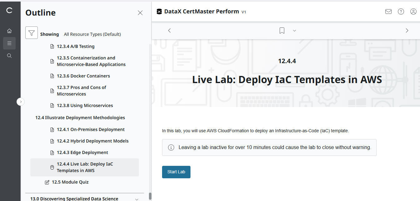CompTIA DataX CertMaster Perform (V1) 