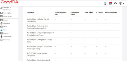 CompTIA CertMaster Labs für Security+ (SY0-701) – Einzellizenz (25 % Rabatt)