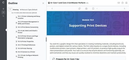 CertMaster Practice für CompTIA A+ Core 1 (220-1101) – (25 % Rabatt)