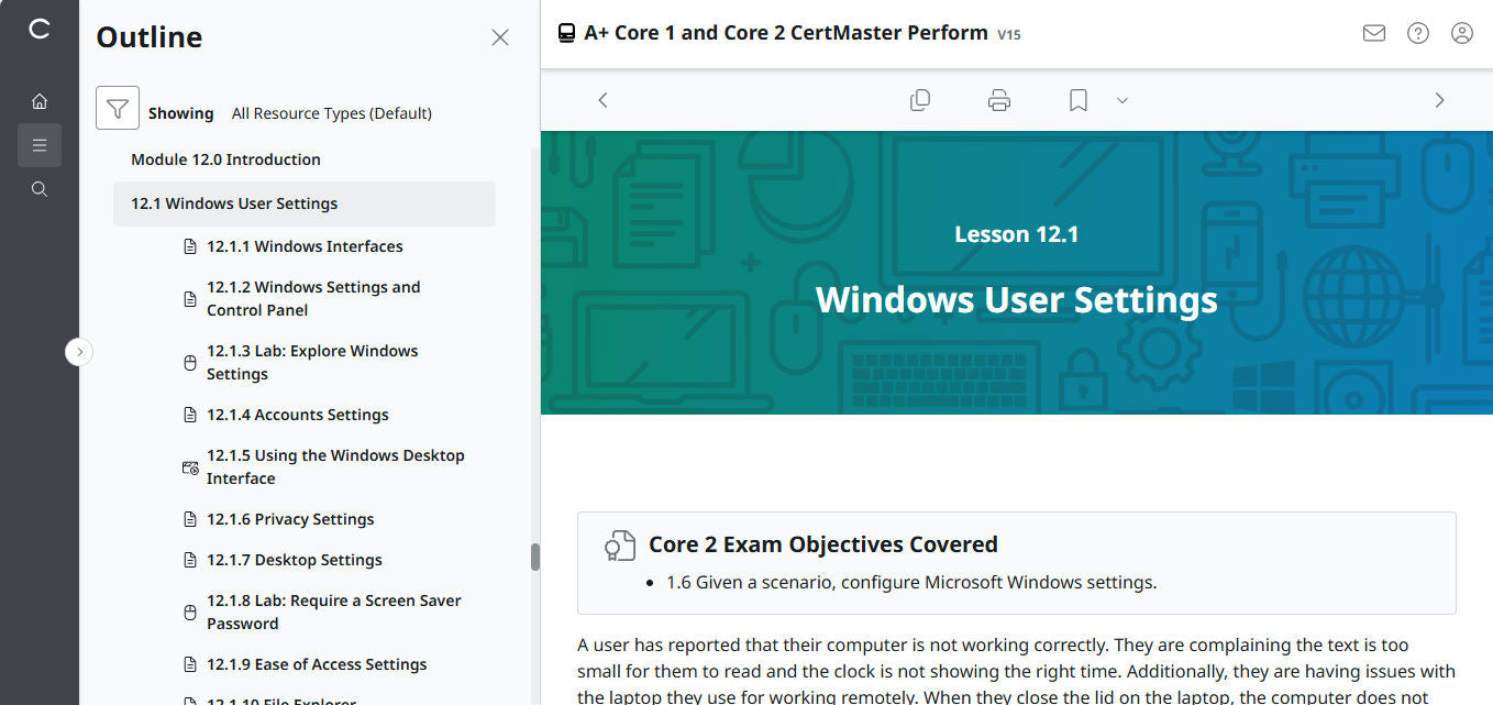 CertMaster Practice für CompTIA A+ Core 1 (220-1101) – (25 % Rabatt)