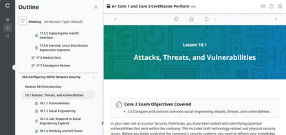 CertMaster Practice für CompTIA A+ Core 1 (220-1101) – (25 % Rabatt)
