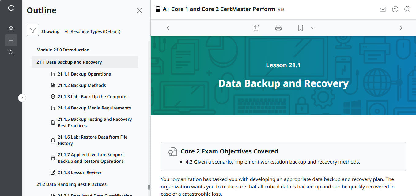 CertMaster Practice für CompTIA A+ Core 1 (220-1101) – (25 % Rabatt)