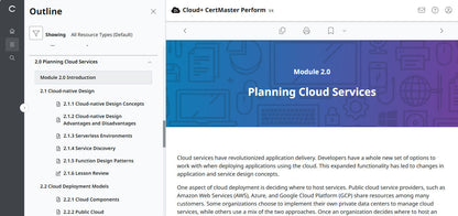 CertMaster Perform for CompTIA Cloud+  (CV0-004) (3 Months Access)