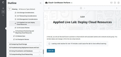 CertMaster Perform for CompTIA Cloud+  (CV0-004) (3 Months Access)