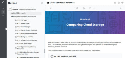 CertMaster Perform for CompTIA Cloud+  (CV0-004) (3 Months Access)