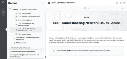 CertMaster Perform for CompTIA Cloud+  (CV0-004) (3 Months Access)